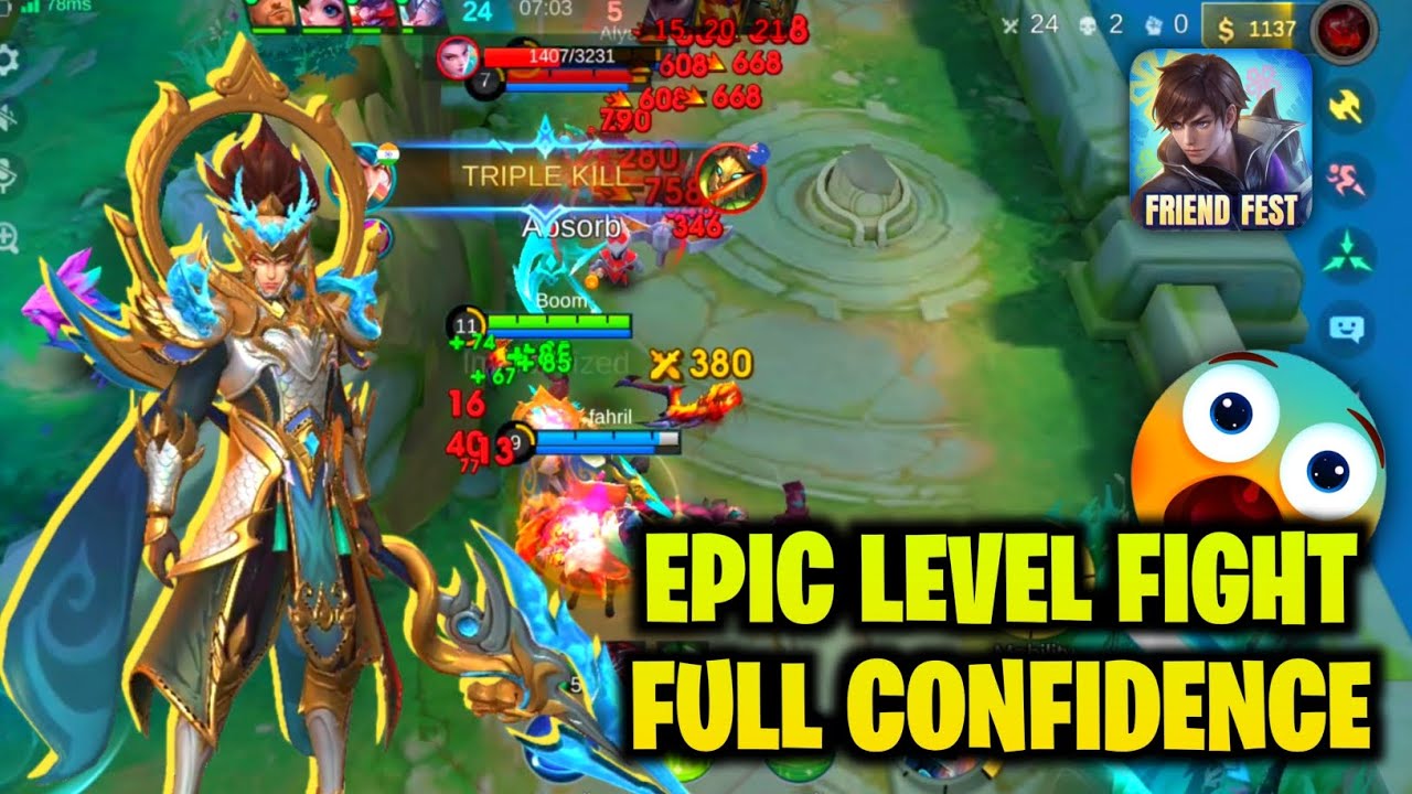 Epic Level Fight Full Confidence | That Proved Teamwork Is Everything 💪🔥| MOBA Legends 
