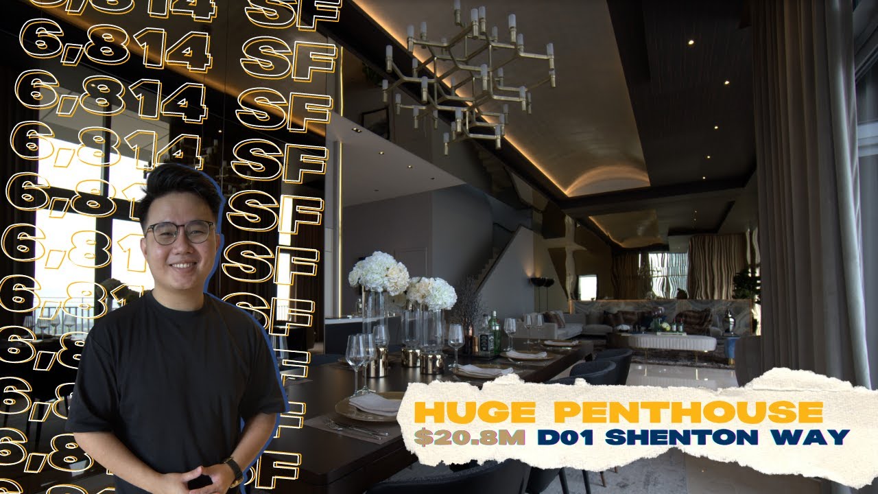 EXCLUSIVE Penthouse @ V on Shenton D01 Shenton Way | Singapore Home Tour Ep. 195
