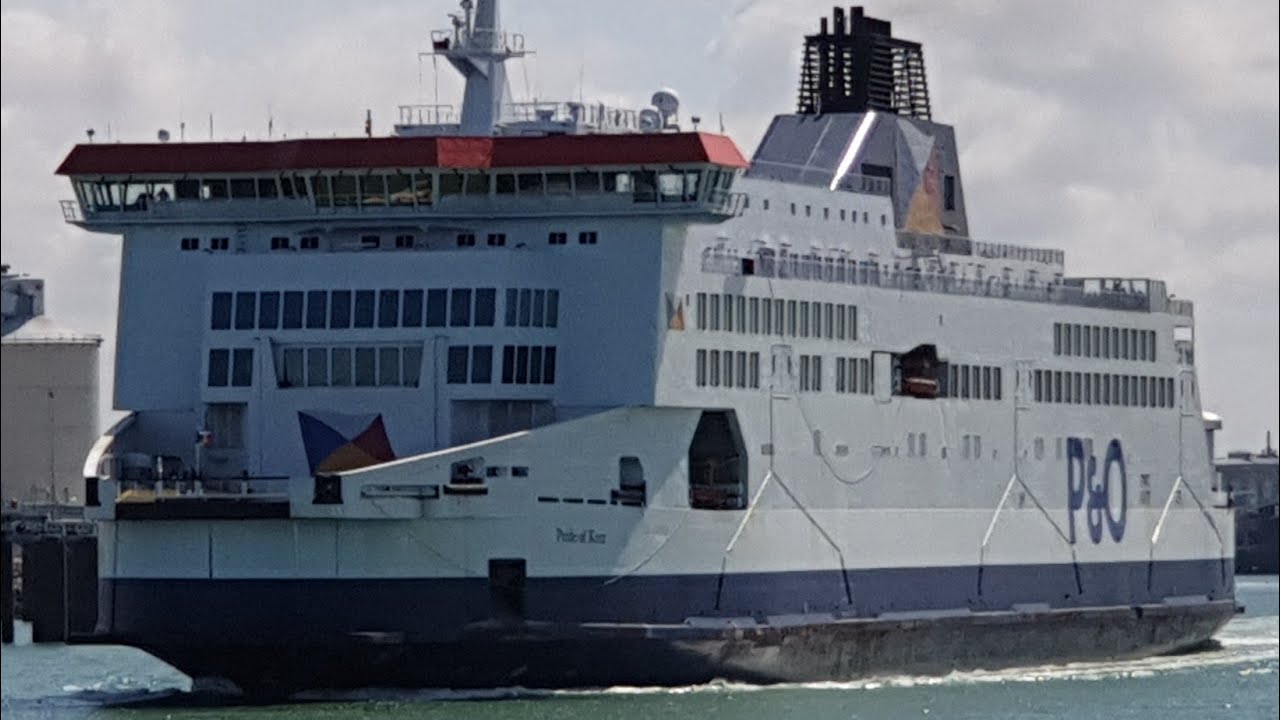 P&O Ferries Pride of Kent & Pride of Canterbury at the Port of Calais, France