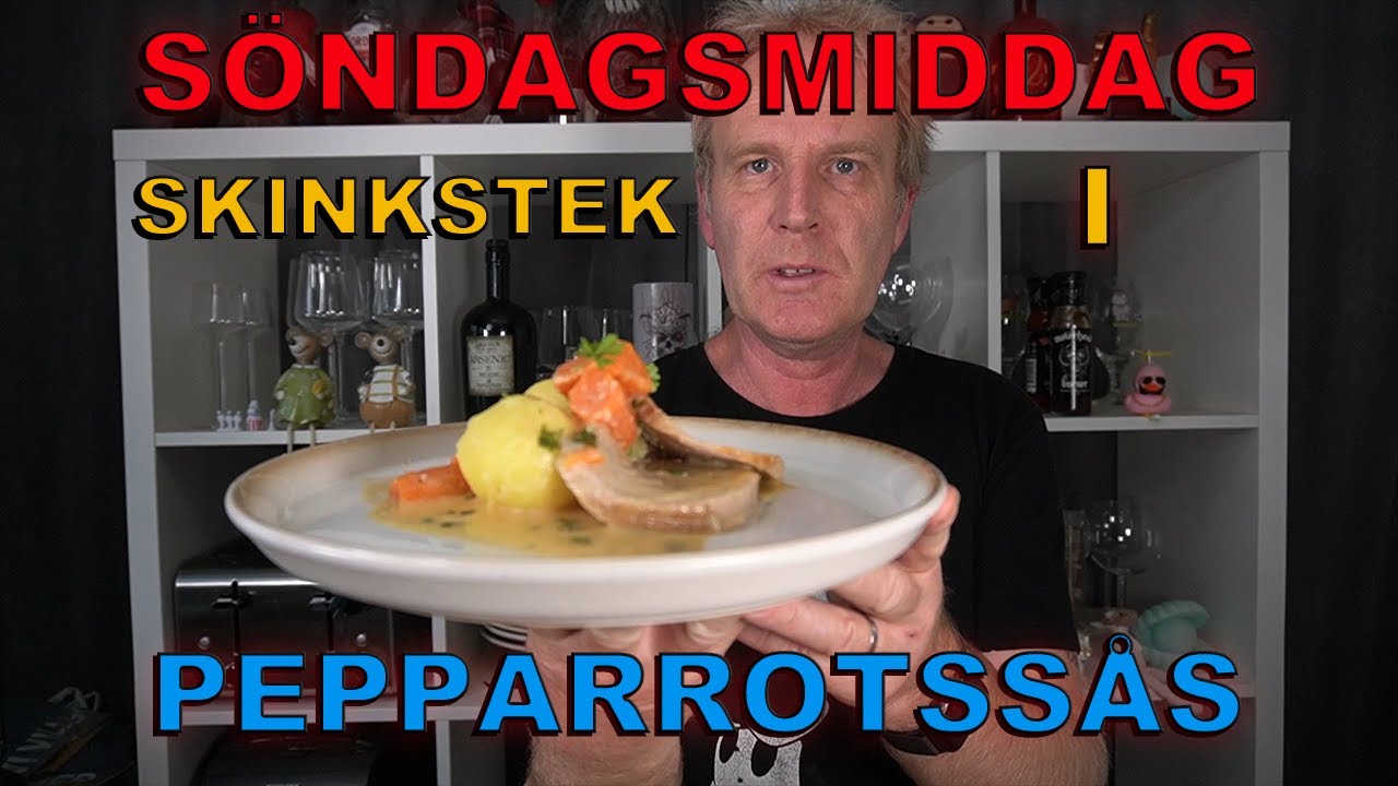 Skinkstek i pepparrotsås husmanskost när det är som godast