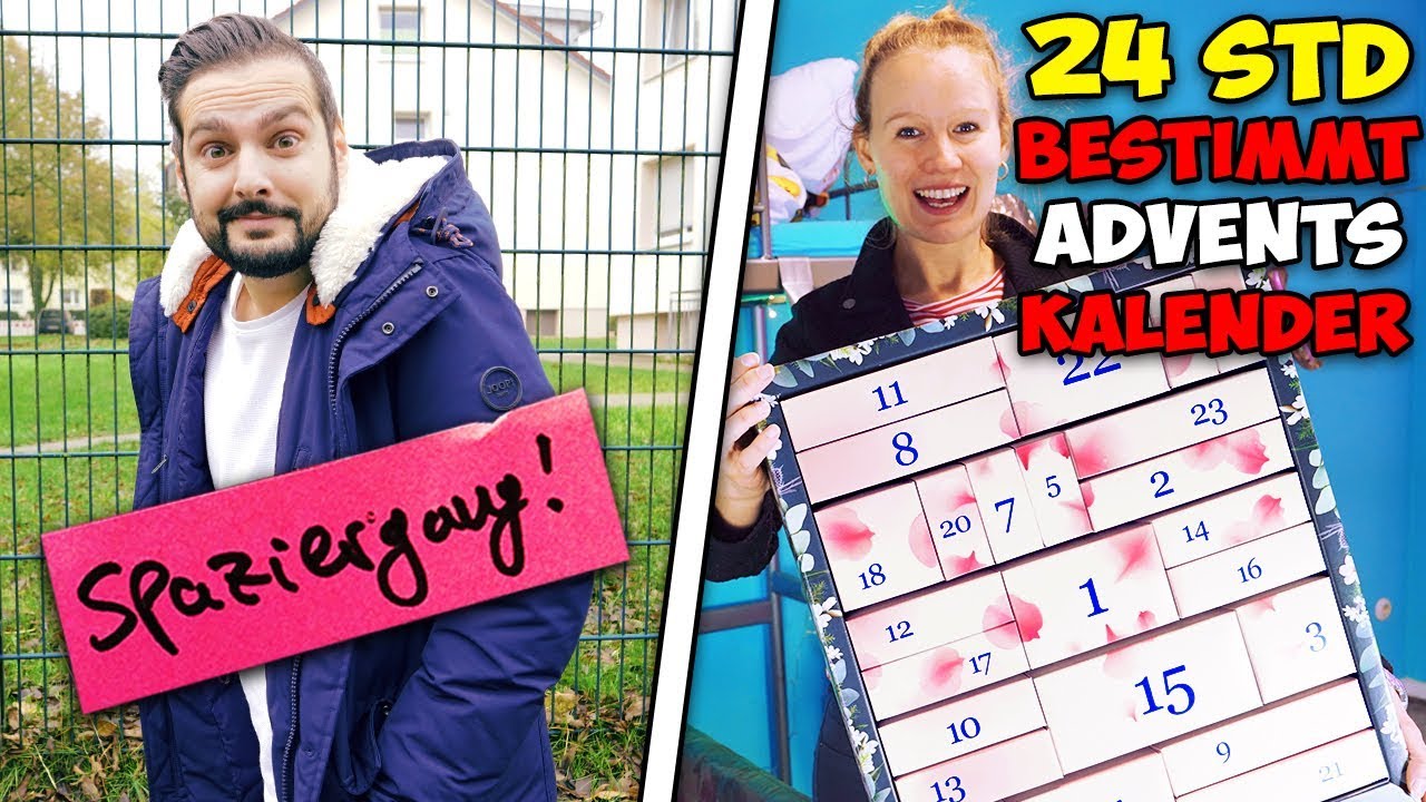 24 STUNDEN BESTIMMT ADVENTSKALENDER UNSEREN TAG Challenge! Mit Kathi & Kaan