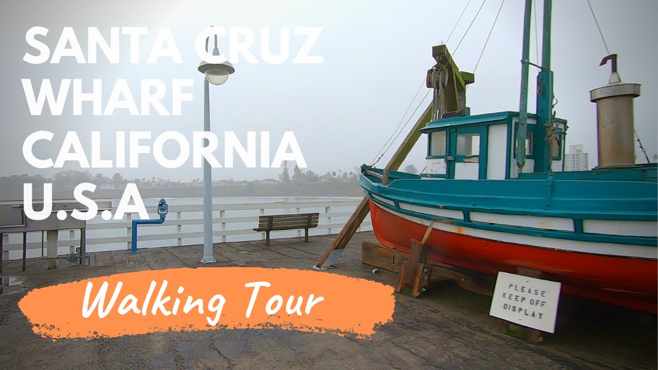 USA Walking Tours - Santa Cruz Wharf in California -