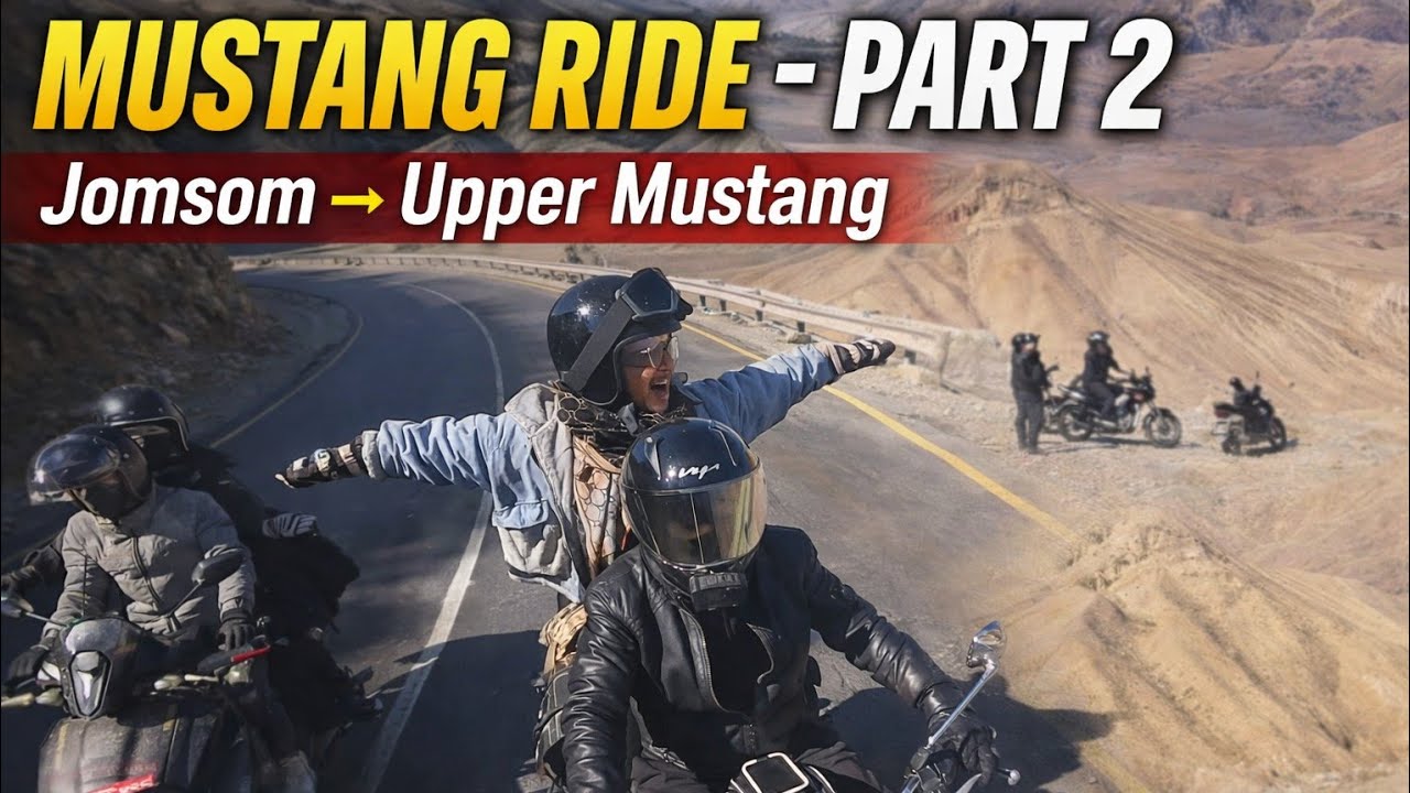 Mustang Ride  Part -2 ||Jomsom To Upper || Royal Enfield 350  Reborn || Mustang - Lomanthang ||