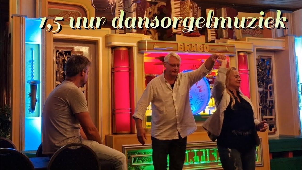1,5 uur dansorgelmuziek op dansorgel de Brabo in Café Des Harmonie in Terheijden