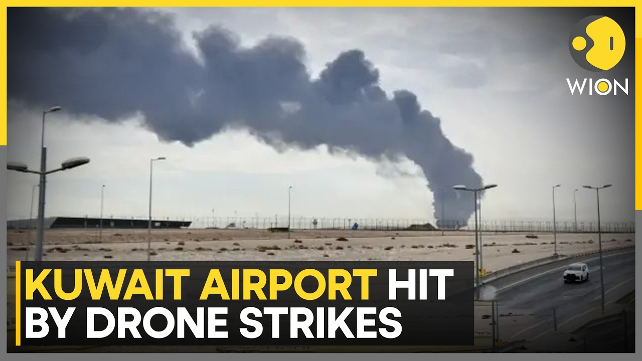 Breaking: Kuwait's International Airport Hit by Drone Strikes | WION