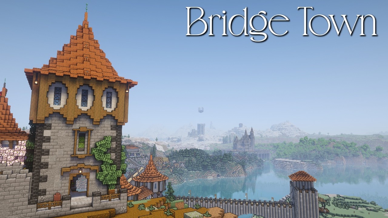 4 Years building a Minecraft Town. Chapter #2. Storage, Bonsai Tree, Cartographers Trading Hall.