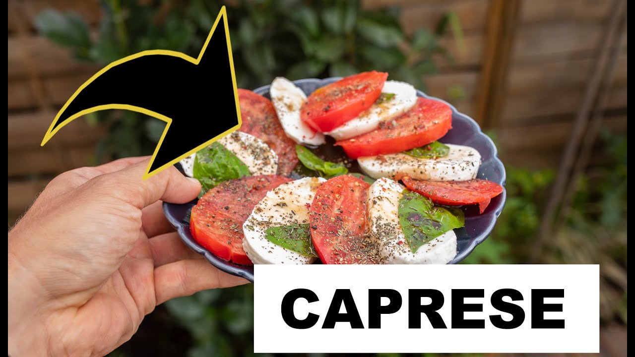 Sałatka Caprese - Jak zrobić? 😍 PROSTY PRZEPIS 🥗🍅