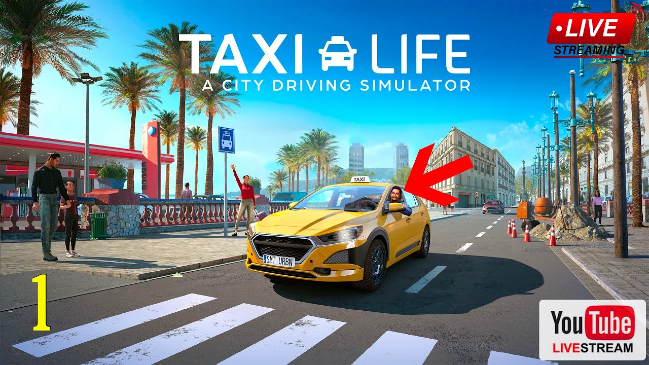 Taxi Life: A City Driving Simulator  Gameplay Deutsch #01 (2K-60fps)|✌️