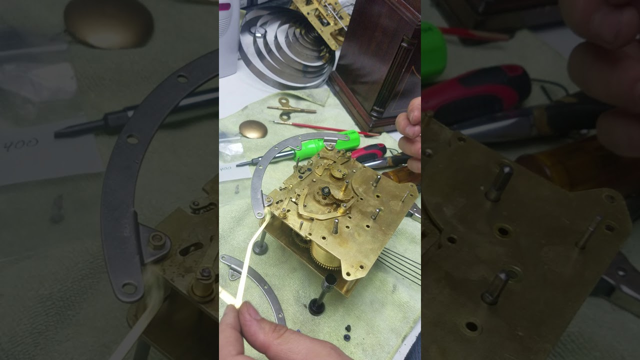 Partial disassembly Seth Thomas No. 124