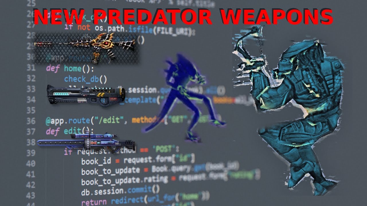 Alien vs Predator Huge weapon update