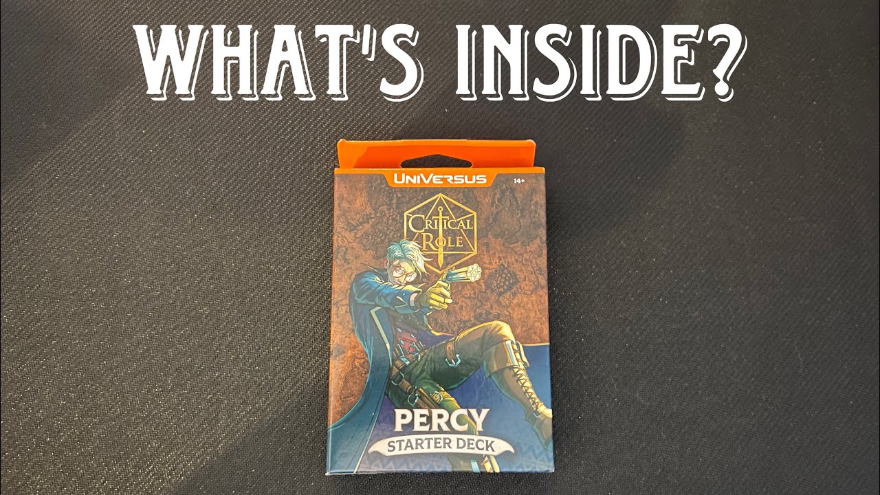 Universus- Critical Role Percy Starter Deck Unboxing And Review #criticalrole