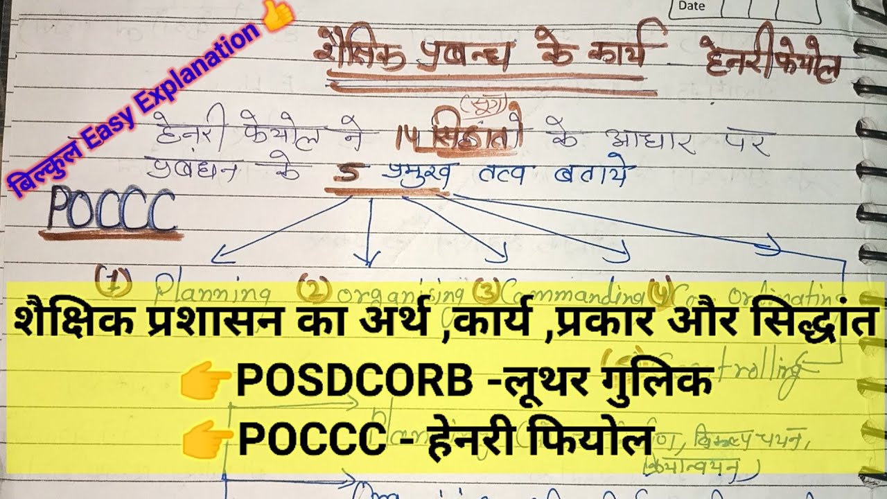 शैक्षिक प्रशासन का अर्थ, तत्व, विशेषताएं और सिद्धांत ||Educational Management and Administration