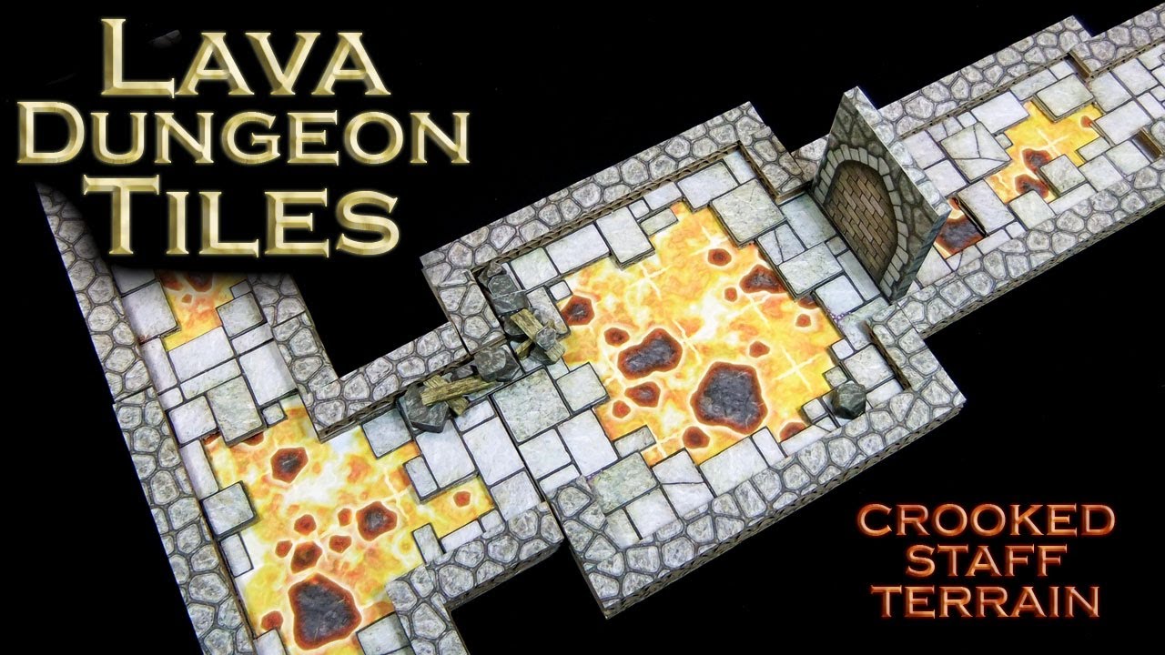 Episode 50 : Make your own lava tiles for D&D