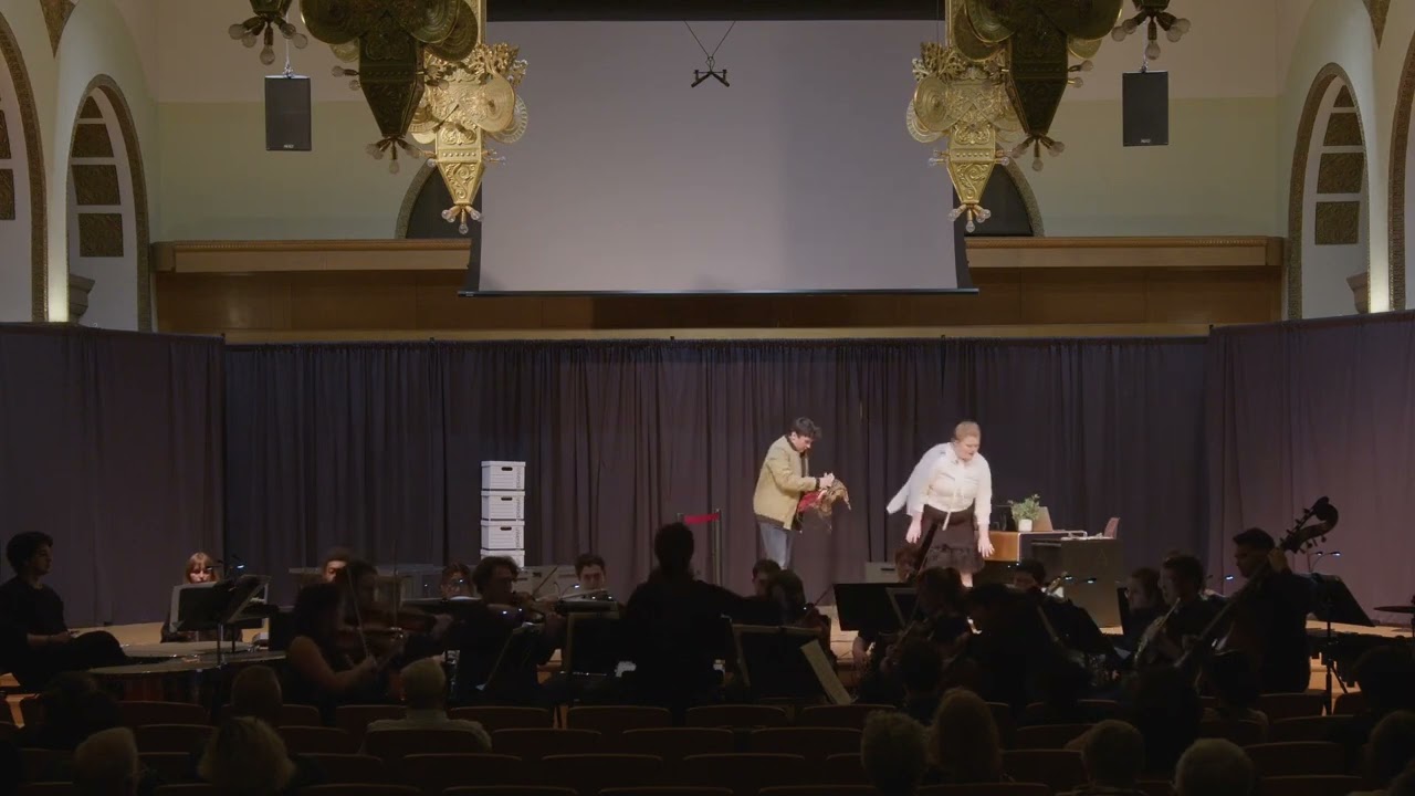 The Consul,  Act 3, scene 1. Fight scene.