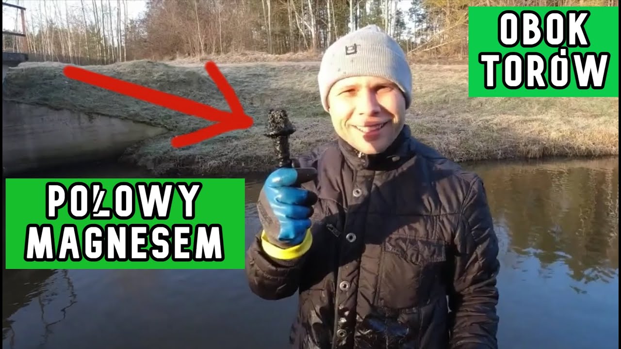 Śruby Kolejowe w Rzece! Łowiłem 🧲 Magnesem z @neodymowymario