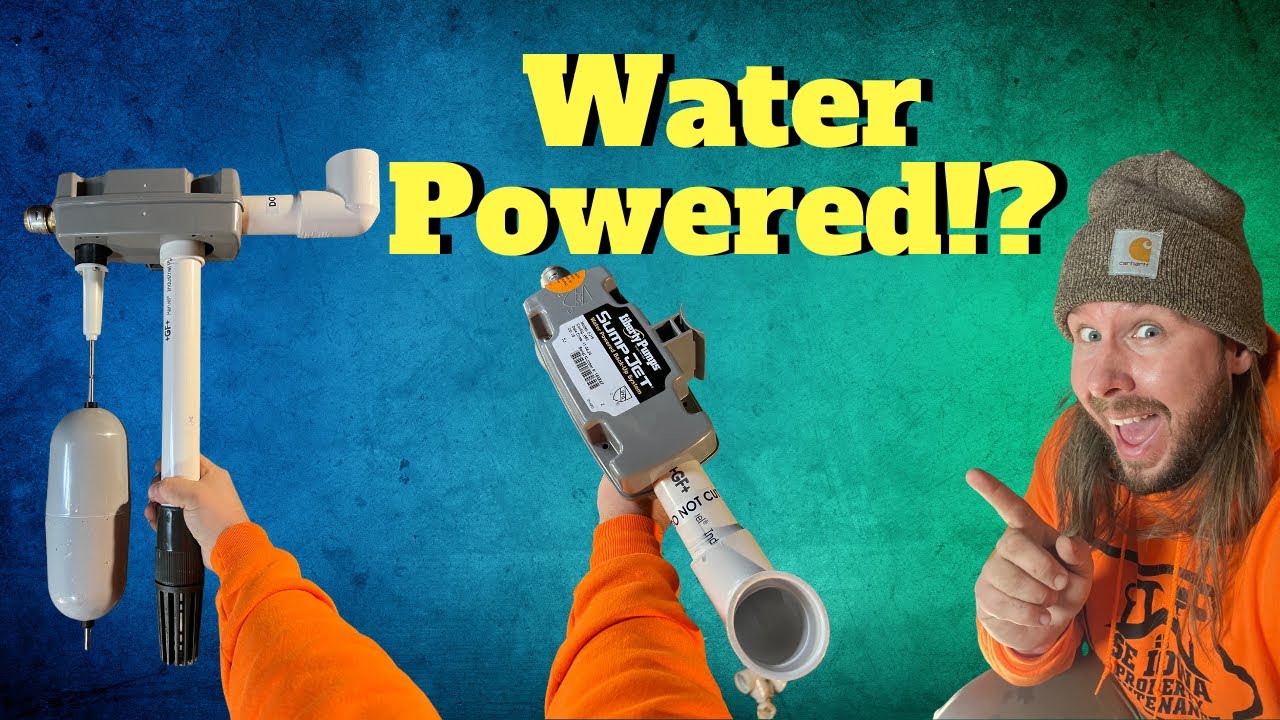 WATER POWERED Backup Sump Pump?! This thing is cool!