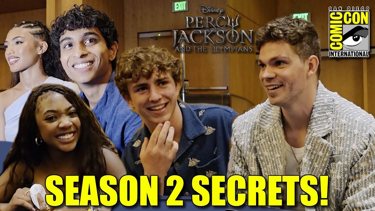 Percy Jackson and the Olympians Season 2 Secrets: SDCC 2025 Interview with the Cast & EPs!
