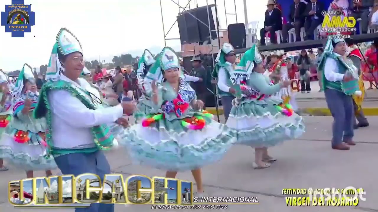 FESTIVIDAD VIRGEN DEL ROSARIO UNICACHI 2025 FRATERNIDAD WIÑAYMARKA DE UNICACHI RESIDENTES EN TACNA 