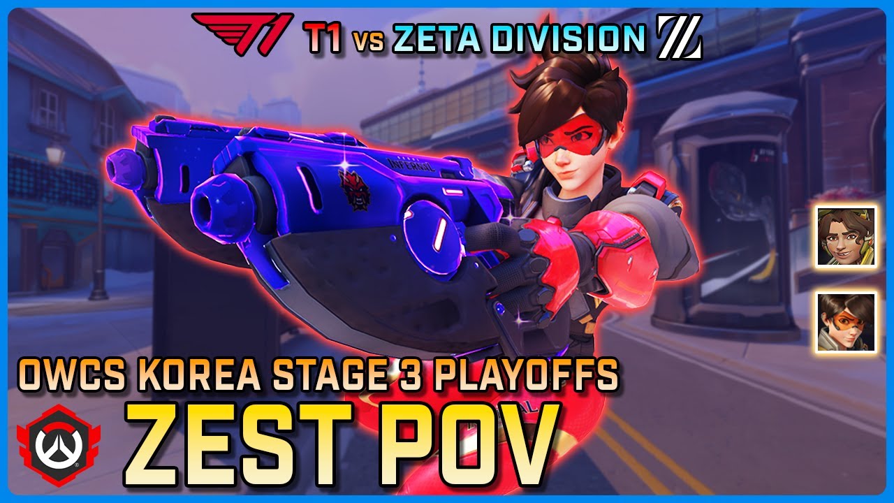 [ Zest ] TOO clean on Tracer | T1 vs ZETA Division | OWCS KOR Stage 3 Playoffs
