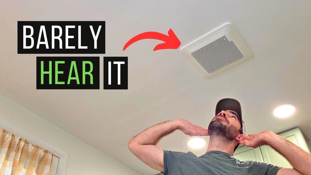 How to Install a QUIET Exhaust Fan! - Bathroom or Kitchen!