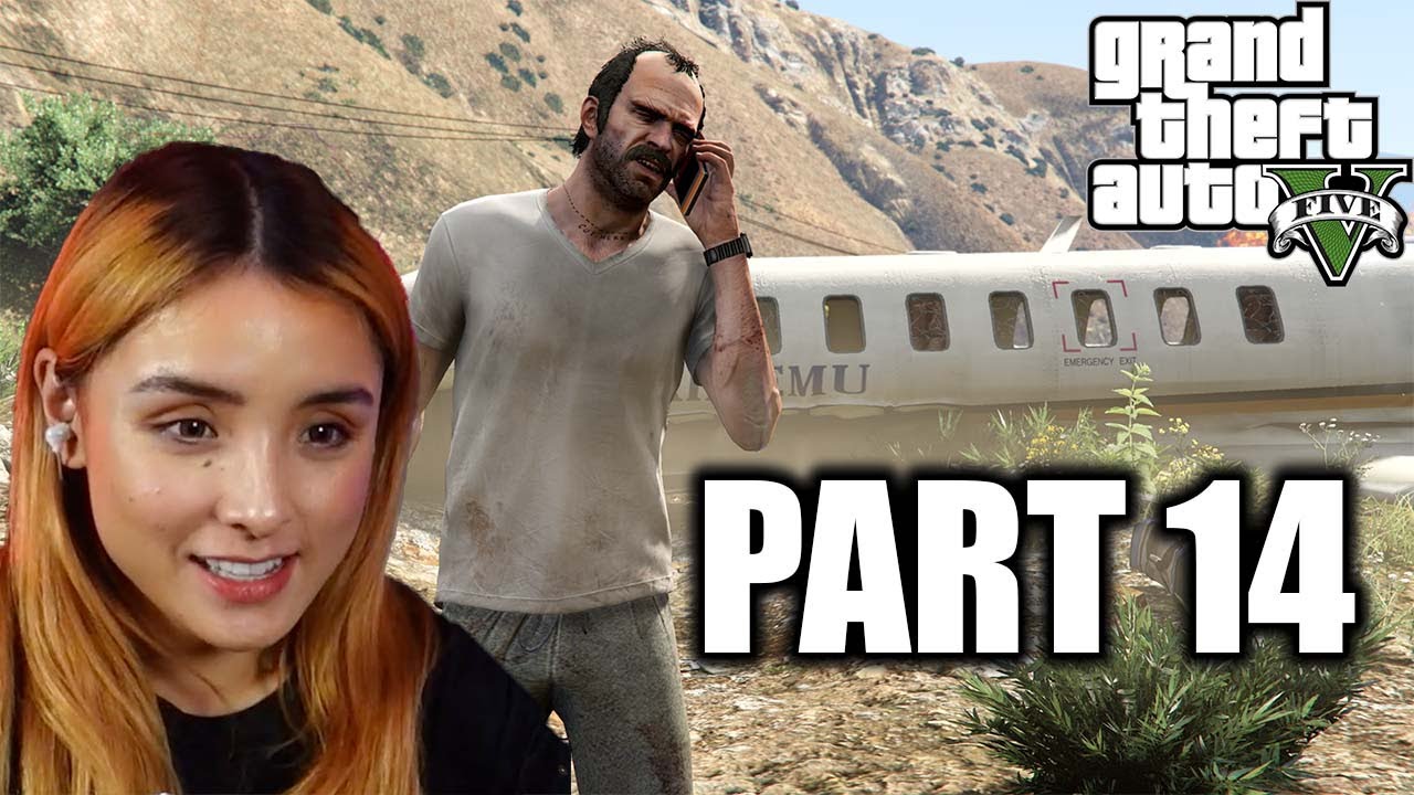 Trevor is Crazy(Fun) | GTAV Grand Theft Auto 5 Part 14 Caida Libre Deep Inside Minor Turbulence 4K60