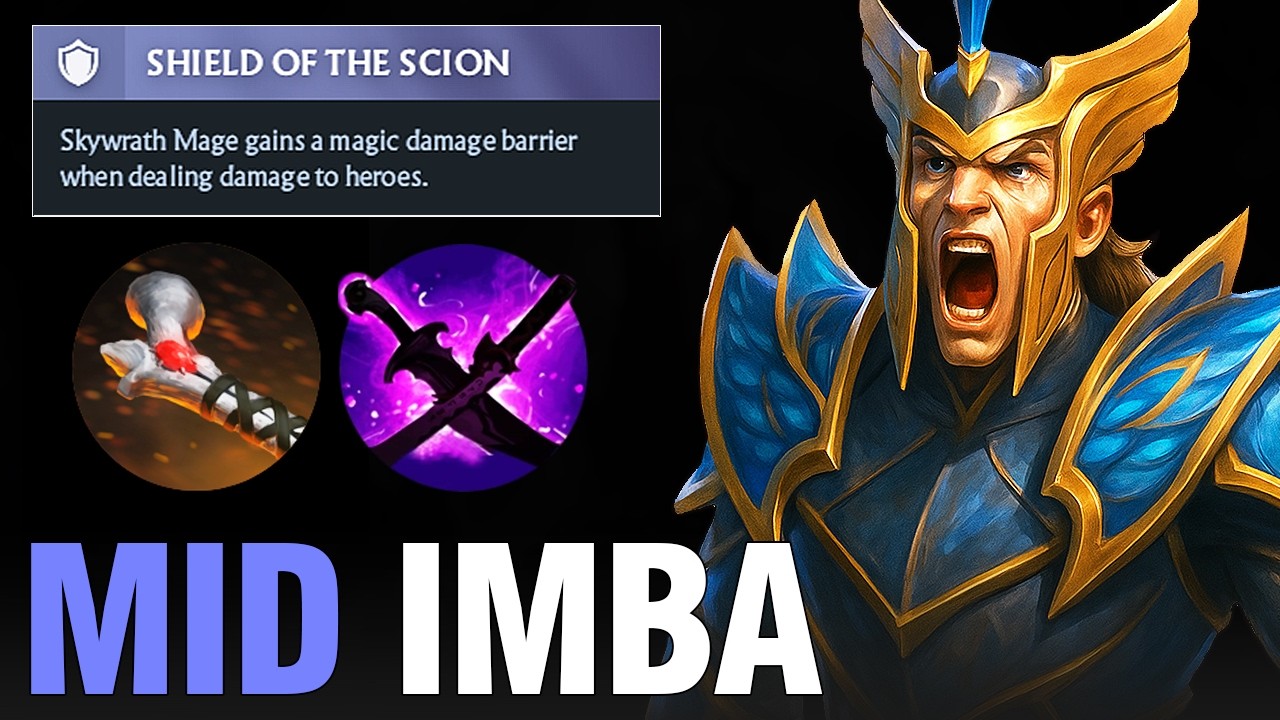 New Mid Imba Skywrath Mage &ndash;  | Immortal Gameplay | 7.40c Dota 2