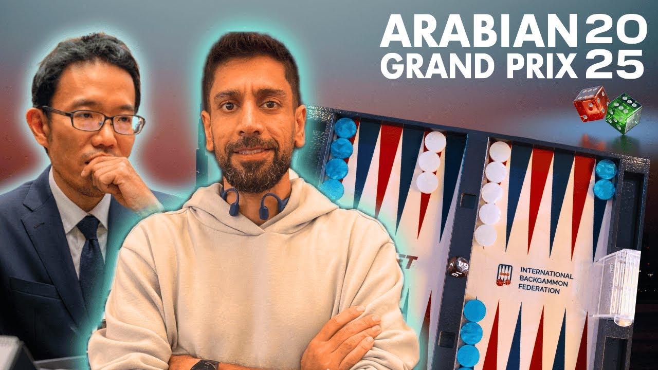 Backgammon Arabian Grand Prix 2025 - Masters' Cup ▸ Mochy 🇯🇵 vs 🇮🇷 Amir Eshraghi