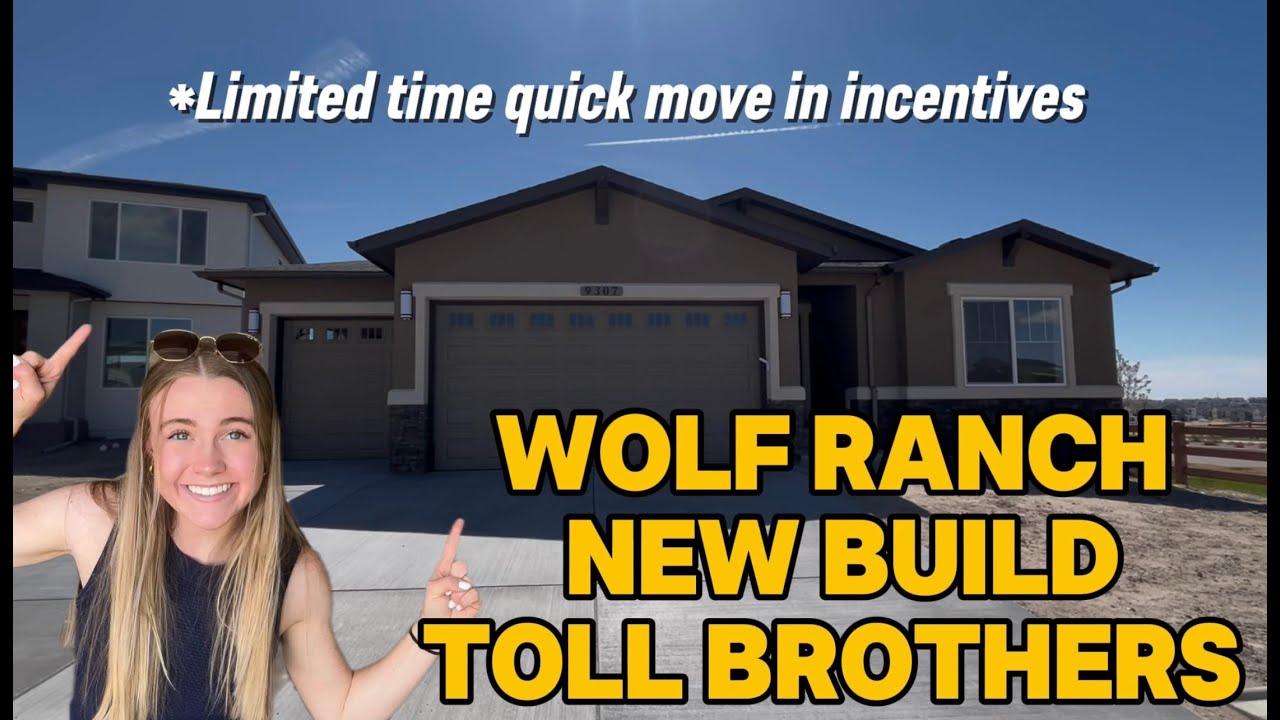 Moving to Colorado Springs? Tour This Quick Move-In Luxury Home at Wolf Ranch!