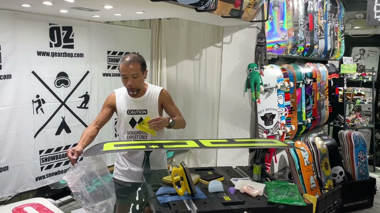 Snowboard 滑雪板 Waxing 打蠟教學及原理
