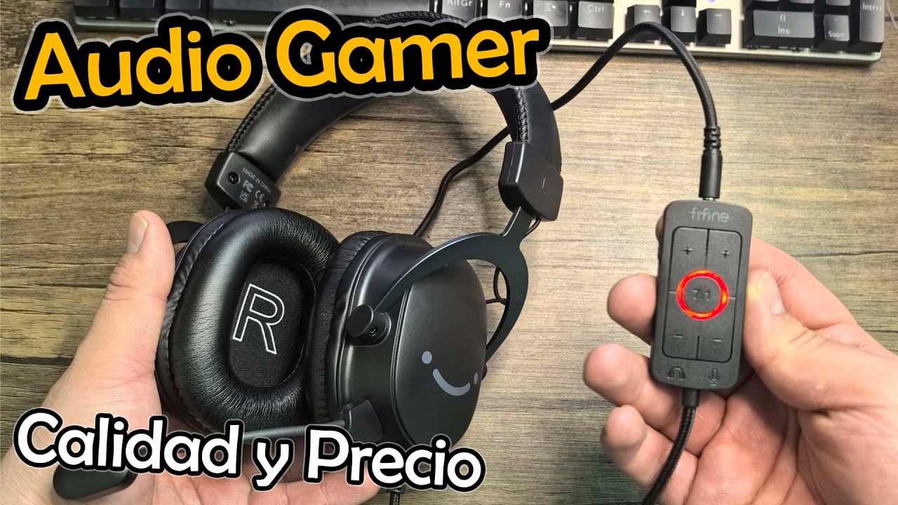 Audífonos perfectos para jugar FIFINE H9 Audio envolvente