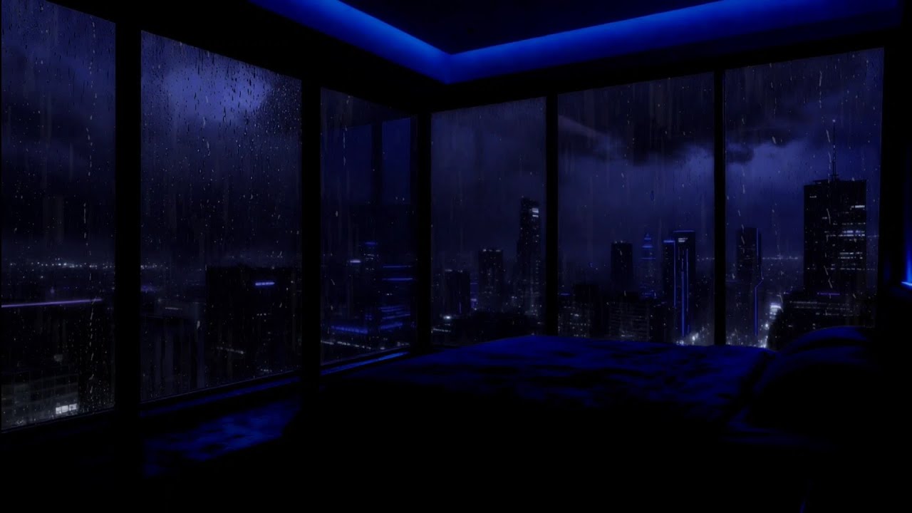 8H Perfect Rain Sound • Cozy Rain on Window Ambience for Sleep Study Focus | Relaxing Rain Moment