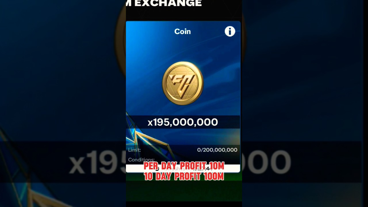 HOW TO GET FREE 100M COINS 😵😵 #fcmobile