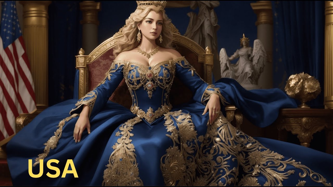 Asking ai to create queen for each country. #ai #midjourney #queen