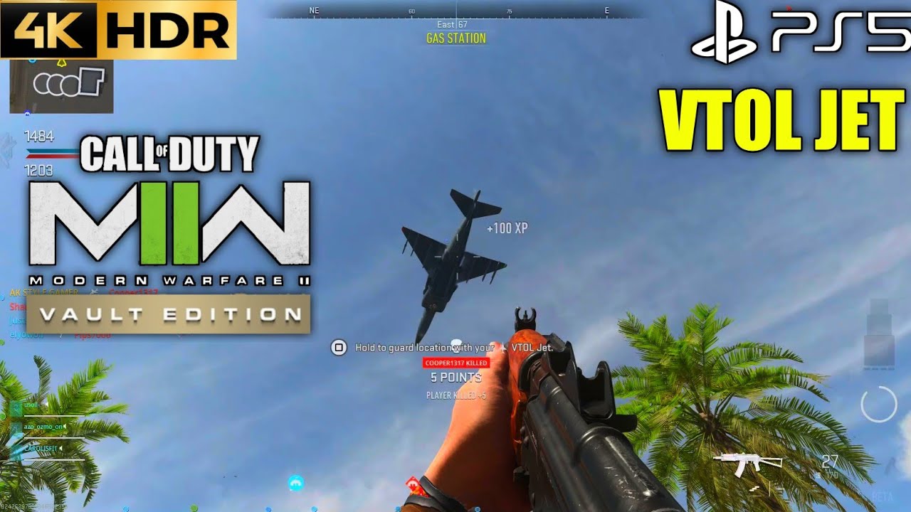 Modern Warfare 2 VTOL JET | MW2 VTOL JET | COD MW2 VTOL JET | PS5 Modern Warfare 2 Launch VTOL JET