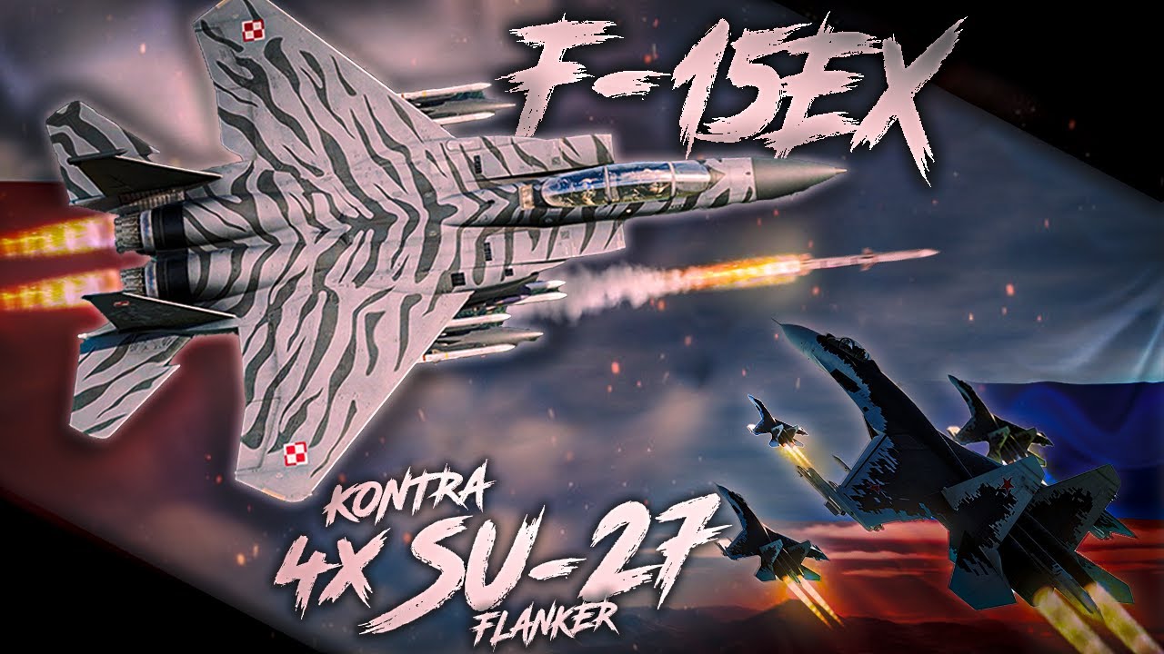 POLSKI F-15 EX vs ROSYJSKIE Su-27 - Symulator DCS World
