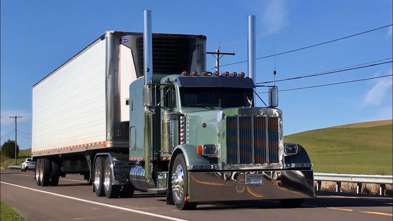 Route 222 - Largecars Everywhere! Train Horn Blasts, Classic Trucks, And Largecars