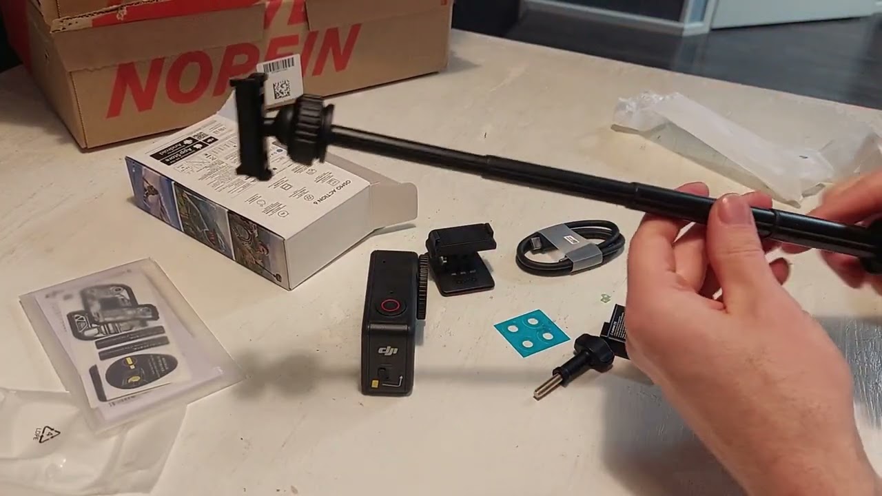 DJI Osmo Action 6 kameran unboxaus  ja ensivaikutelmat