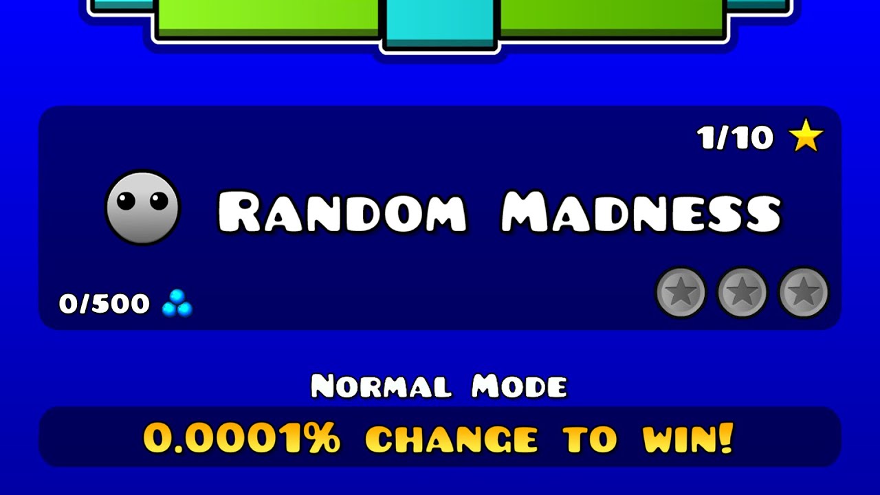 Si Geometry Dash fuera random