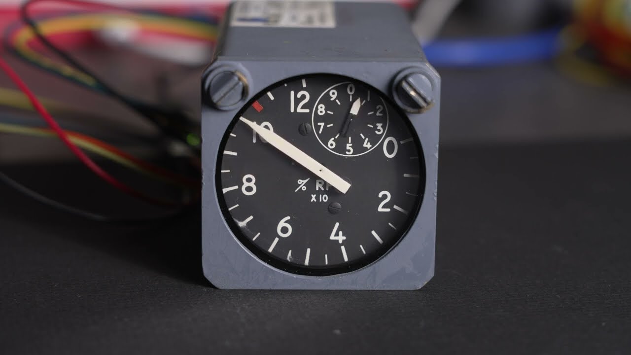 Kollsman Electric Tachometer Indicator