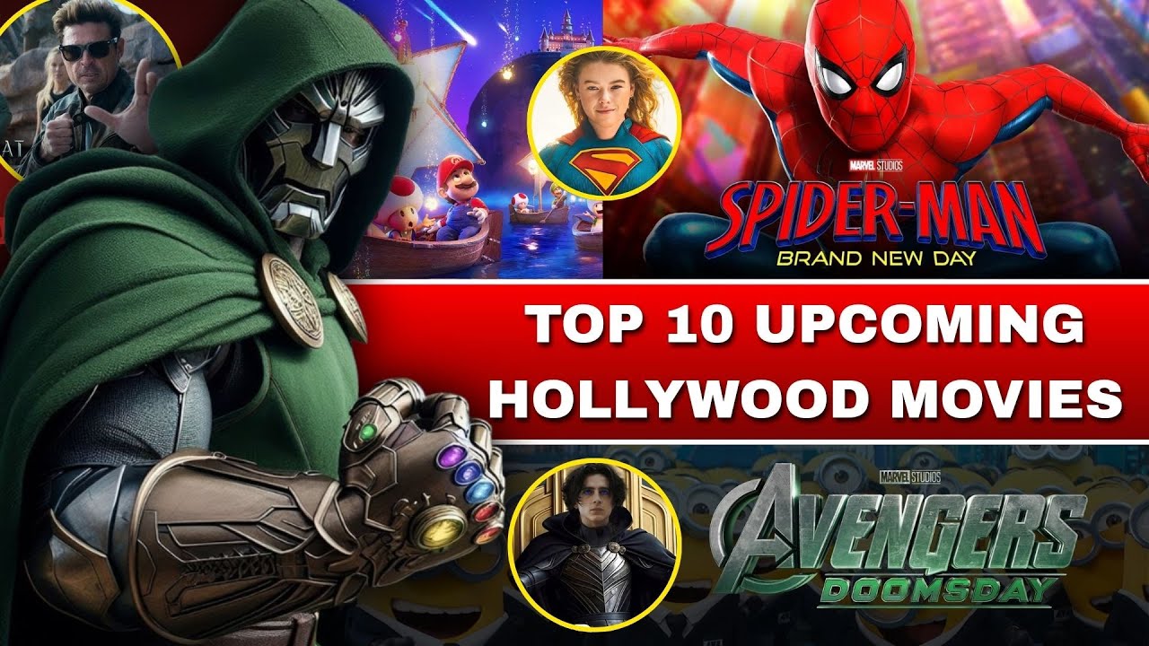 2026 Ki Top 10 Upcoming Hollywood Movies 🤯 | Avengers Doomsday, Spider-Man, Dune 3 | M-CineVerse