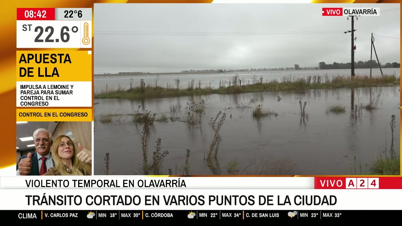 🔴 VIOLENTO TEMPORAL EN OLAVARR&Iacute;A: CASAS INUNDADAS, CALLES ANEGADAS Y DESESPERACI&Oacute;N