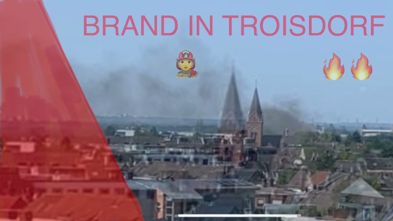 Brand in Troisdorf: Fernaufnahme von Feueralarm mit 2x Sonennburg SES 600!(Brand ist nicht zu sehen)