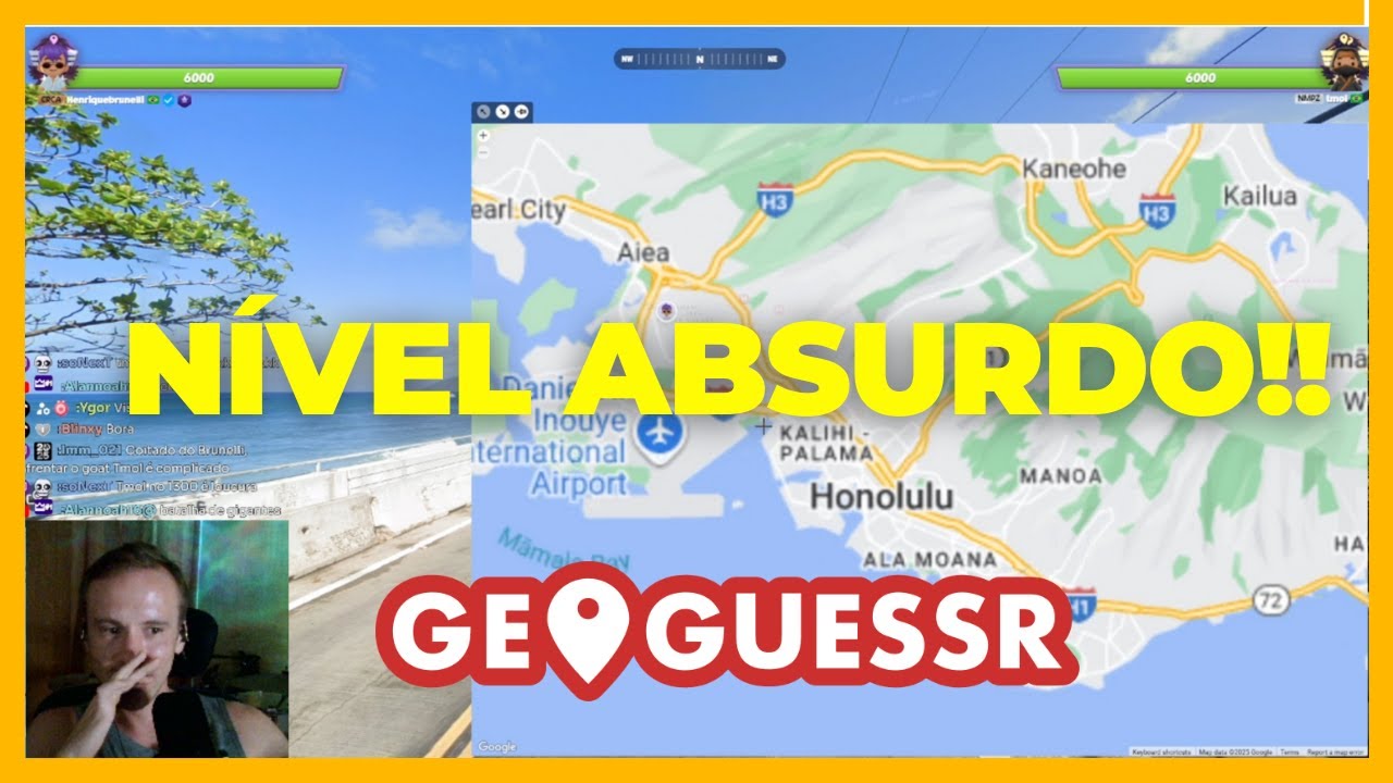 Enfrentei um TOP player brasileiro no GEOGUESSR...e GANHEI