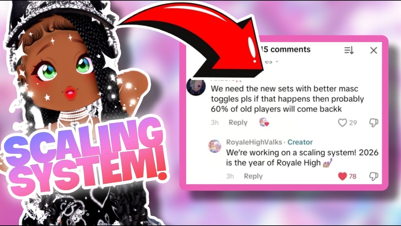 Система масштабирования Royale High!
