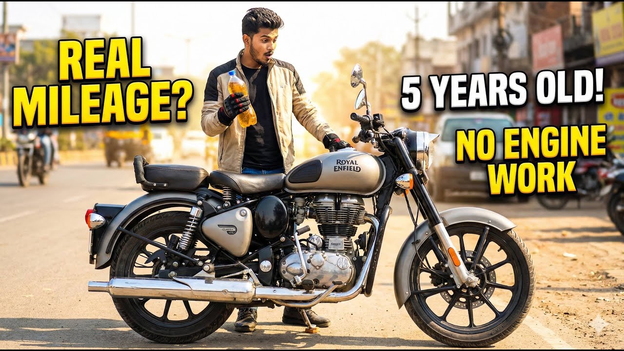 Royal Enfield Classic 350 Mileage Shock ⚠️ | Power Petrol Tested