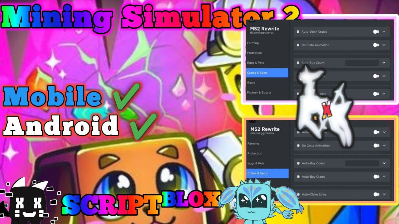 MINING SIMULATOR 2 Arceus X Auto Farm | Auto Hatch NEW EGG | Auto Guess