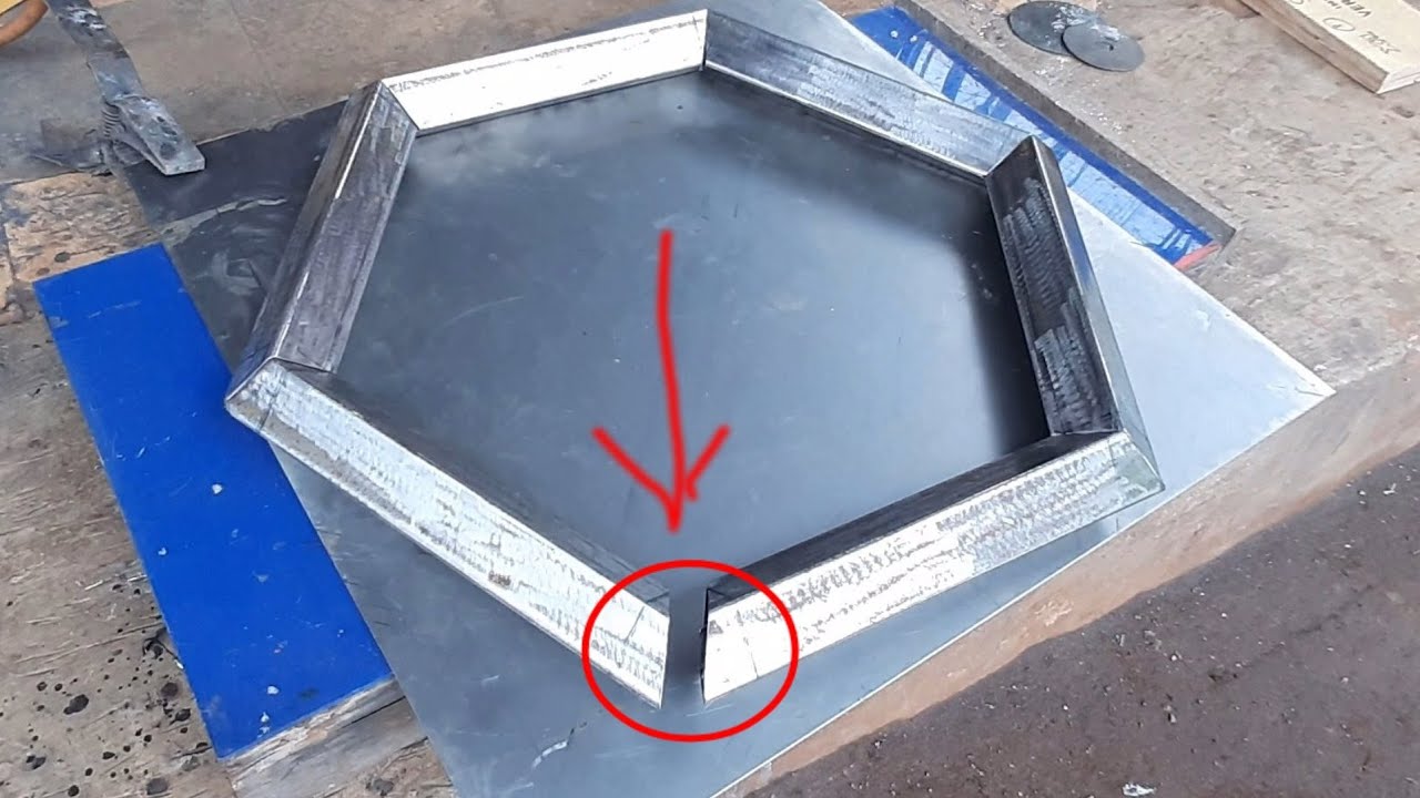 potong sudut kemiringan besi /hexagonal||segienam||kreasi hollow