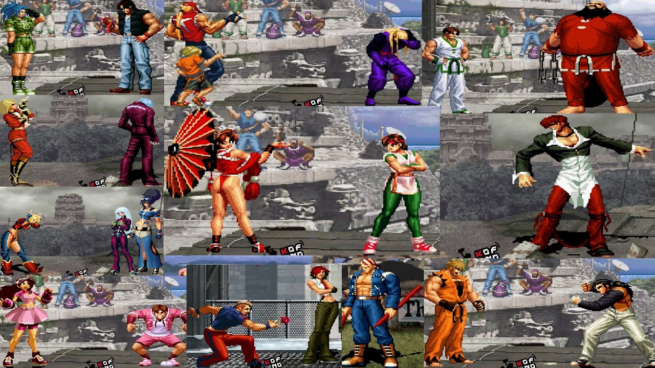 Poses al Perder por Tiempo Todos los personajes KOF 2002 Time Over