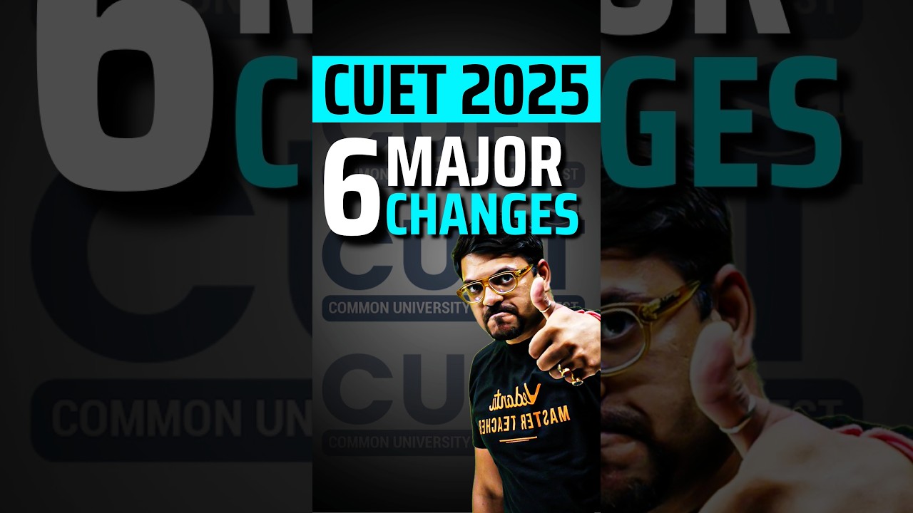 Big Changes in CUET Rules! 😱 #cuet2025 #cuet #cuetpreparation #jee #iit #cuetexam #iitjee #jeemains