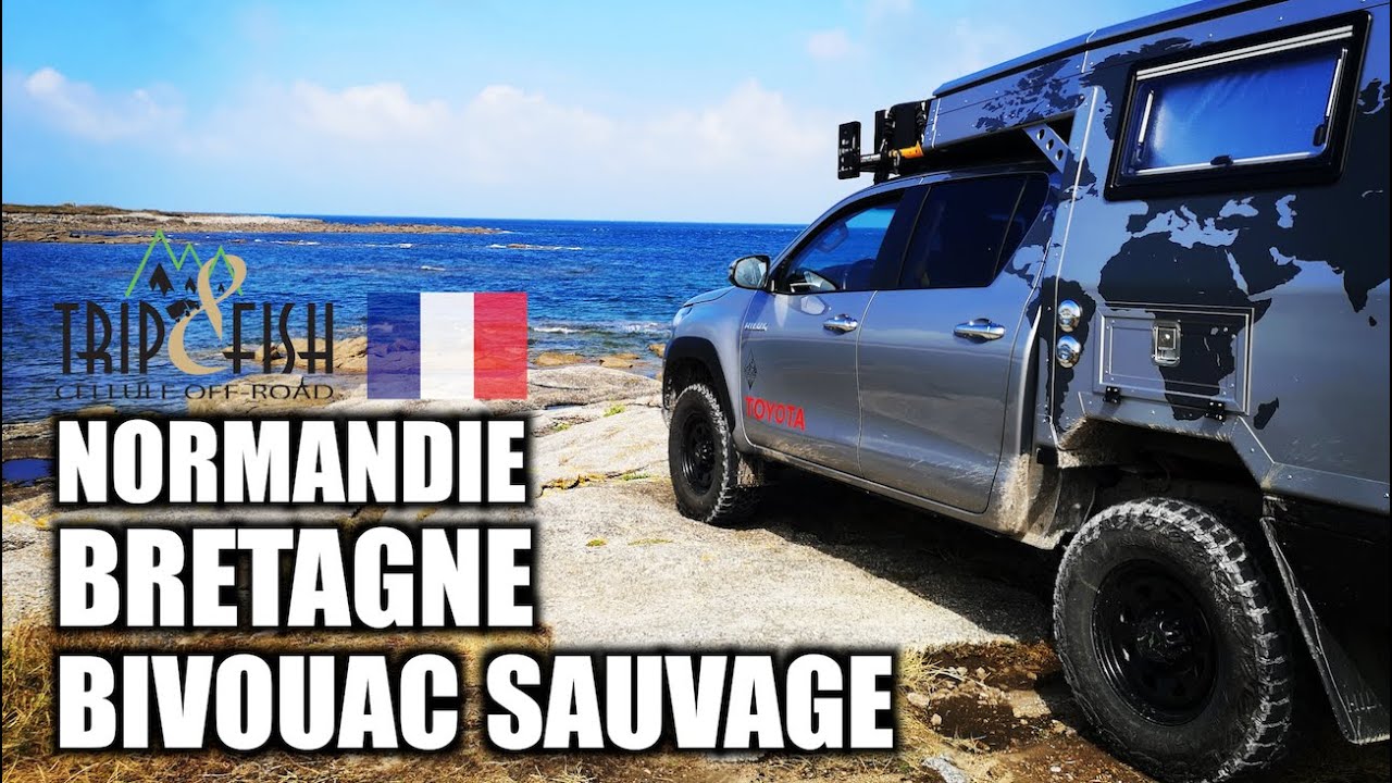 OFF-ROAD BIVOUAC EN CELLULE NORMANDIE - BRETAGNE  Trip & Fish 🇫🇷